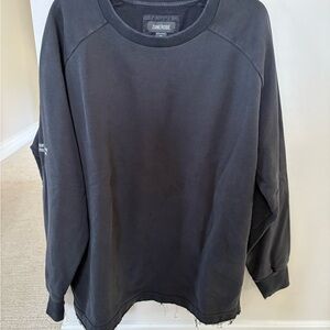 Zanerobe Black Crewneck Pullover Sweatshirt
